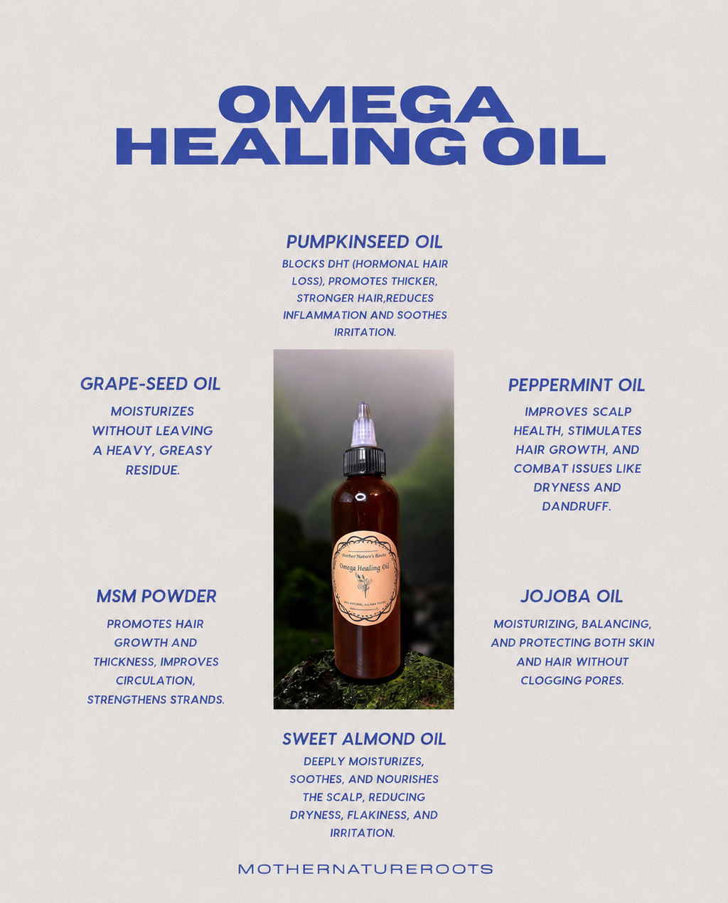 Omega Healing Oil (8oz)